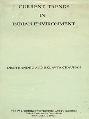 cover image of Current Trends in Indian Environment